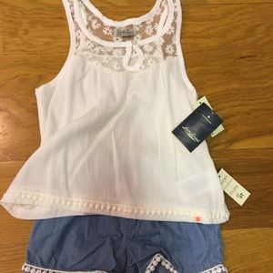 Lucky top and short set. NWT